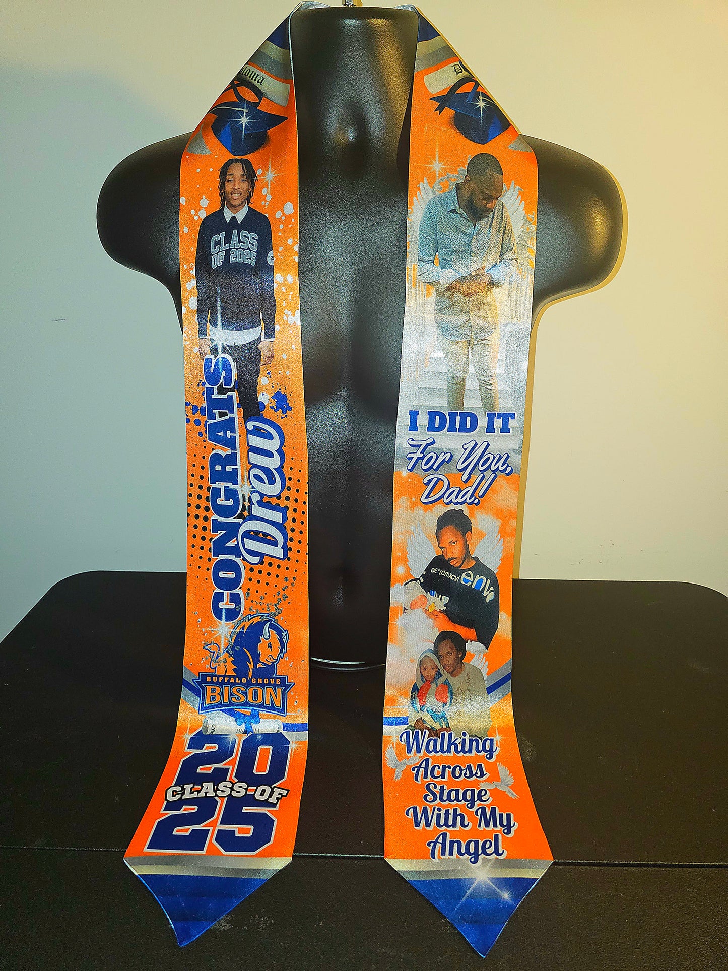 Custom Grad Stole (Turnaround Time Up To 2-5 Business Days)