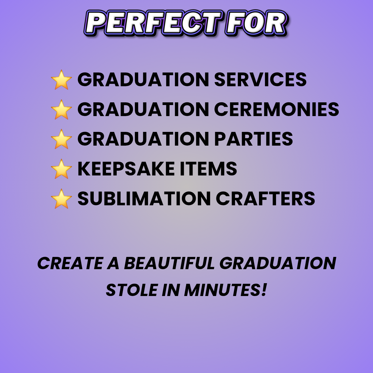 Blue Basketball Grad Stole Design Editable Template (Includes Supply List)