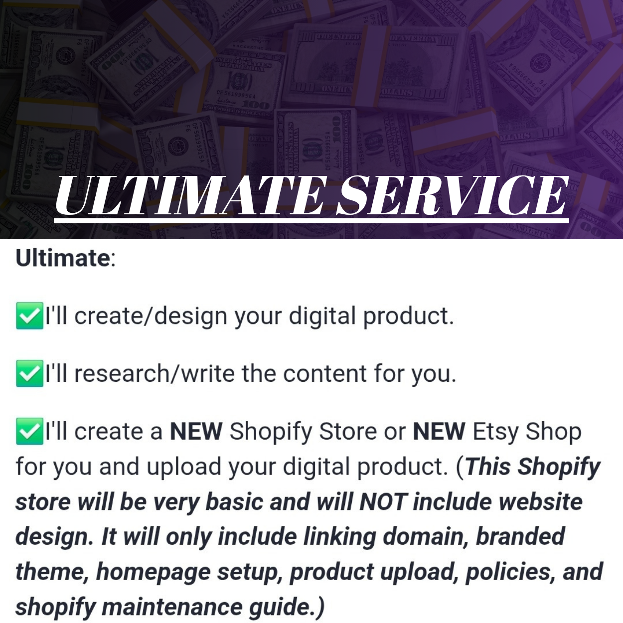 Digital Product Creation Service