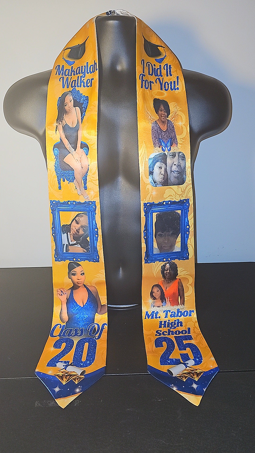 Custom Grad Stole (Turnaround Time Up To 2-5 Business Days)