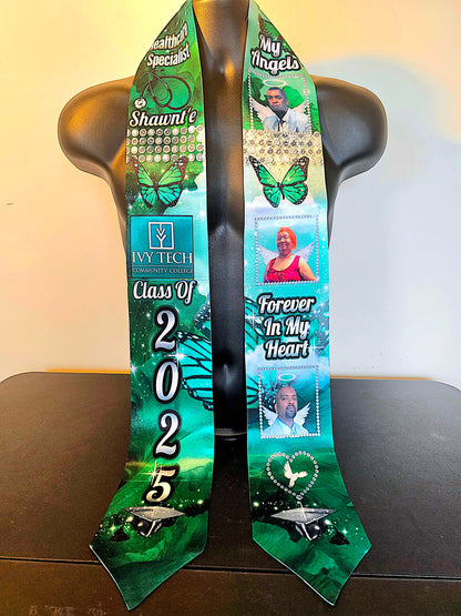 Custom Grad Stole (Turnaround Time Up To 2-5 Business Days)