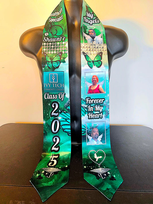 Custom Grad Stole (Turnaround Time Up To 2-5 Business Days)
