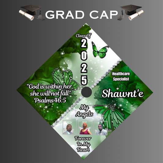Grad Cap 9.3"x9.3'(Turnaround Time Up To 2-5 Business Days)