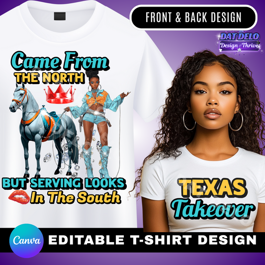 Editable Serving Looks Houston Design & Mockups(CanvaPro)
