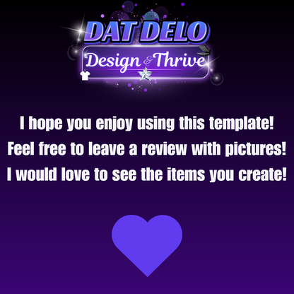 Editable Basketball Memorial Stole Design & Supply List (CanvaPro)