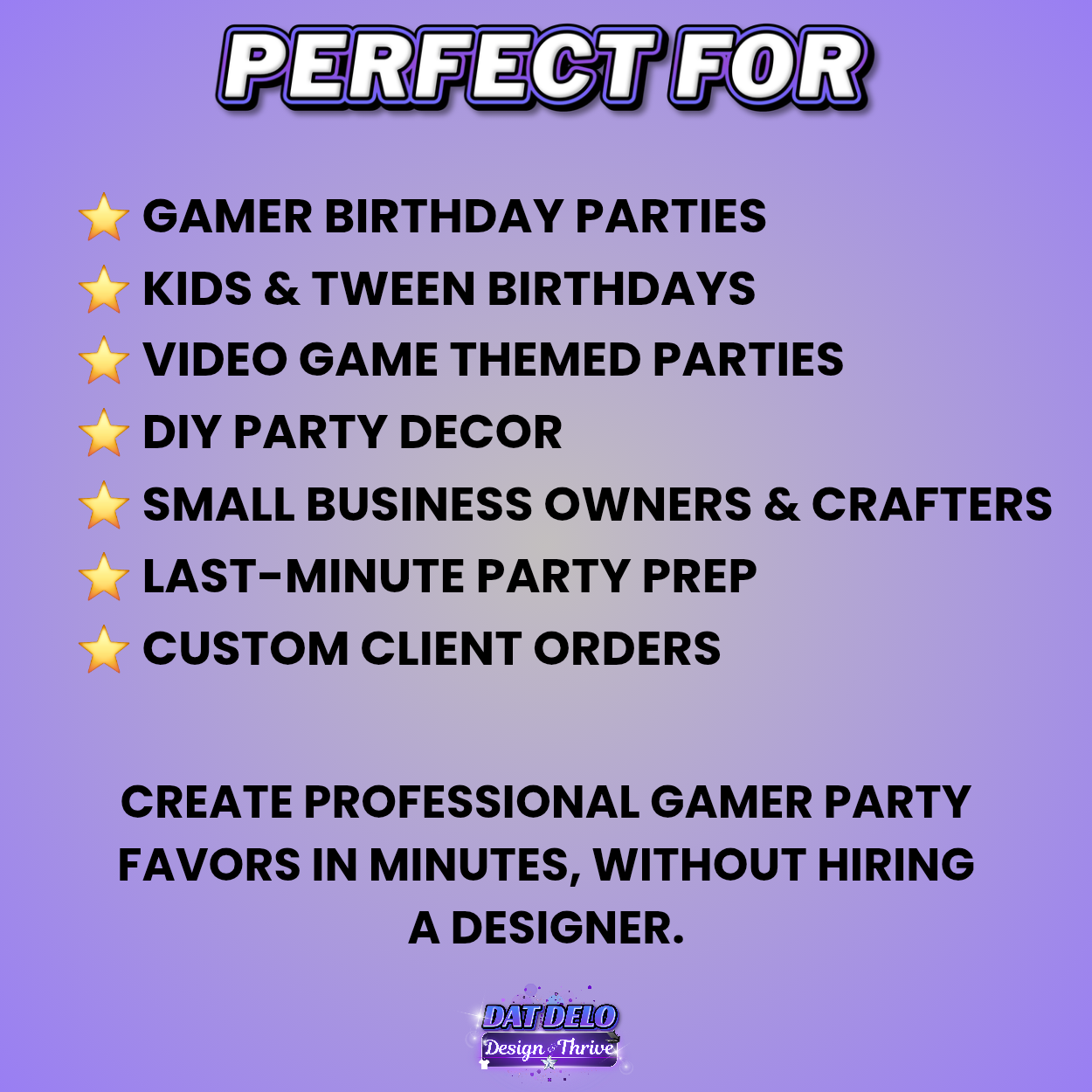 Gaming Party Favor Design & Mockups (Edit In Canva!) 7 Pack!