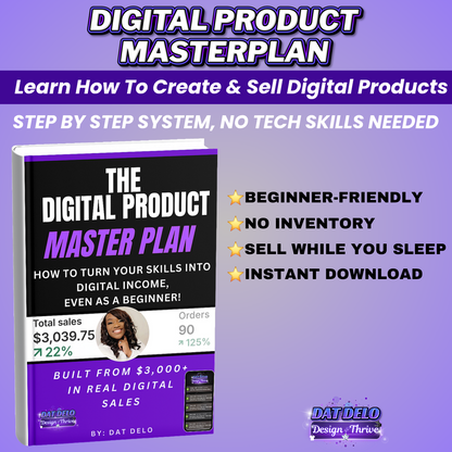 Digital Product Masterplan: A Step-By-Step System to Build Digital Income