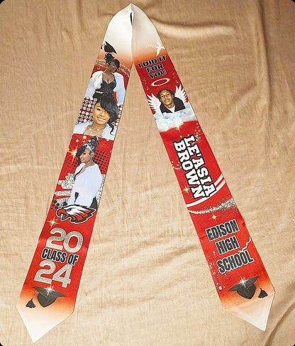 Custom Grad Stole (Turnaround Time Up To 2-5 Business Days)