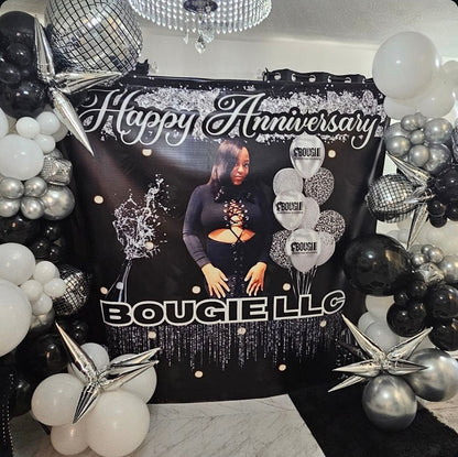 Custom Vinyl Backdrop Banner (Premium Heavy Duty 14 oz Vinyl) Turnaround Time Up To 14 Business Days