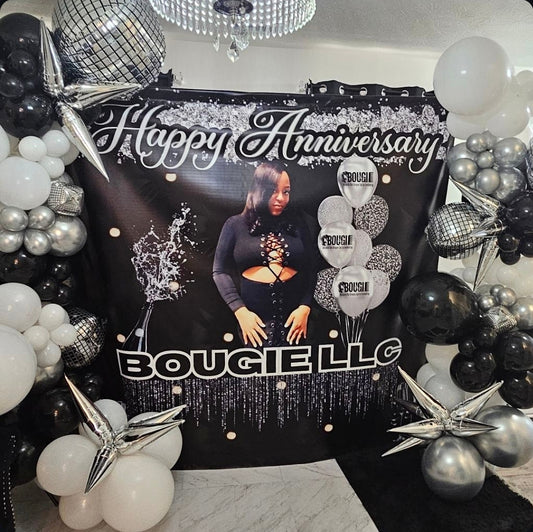 Custom Vinyl Backdrop Banner (Premium Heavy Duty 14 oz Vinyl) Turnaround Time Up To 14 Business Days