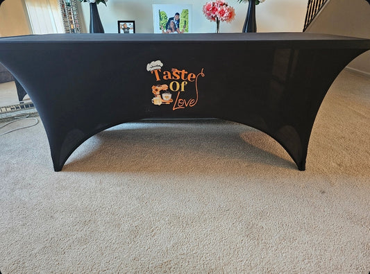 Printed Tablecloth- 6 FT (Turnaround Time: Up To 1-2 Weeks)