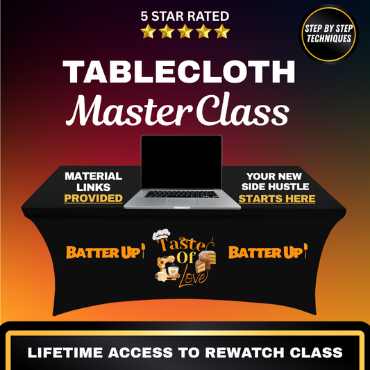 Class: How To Create Printed Tablecloths (Pre-Recorded)