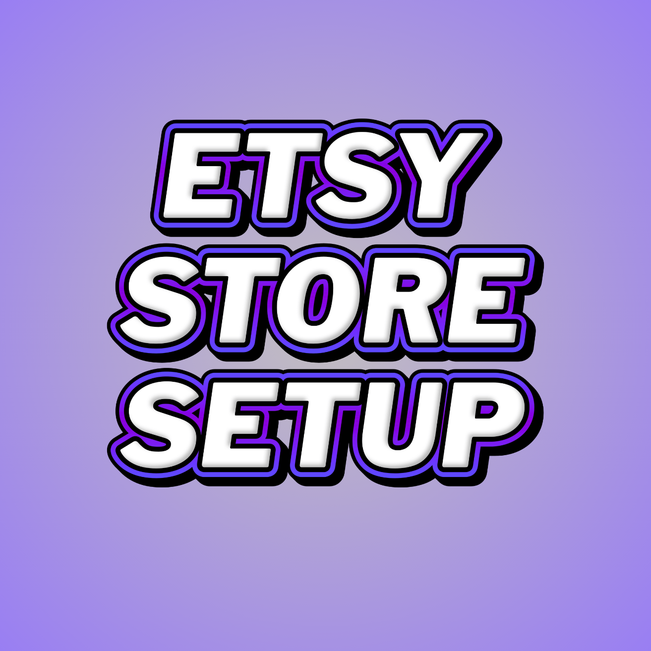 Etsy Store Setup