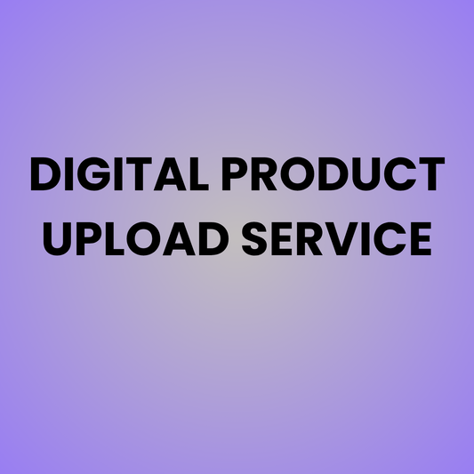 Digital Product Upload Service (1 Product)