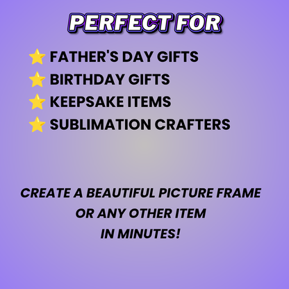 Dadflix Design Editable Canva Pro Templates, 2 Pre-Sized Templates